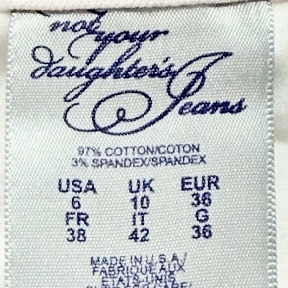 Not Your Daughters Jeans Women's Bootcut Stretch Light Pink Denim Jeans Size 6 - Picture 6 of 10